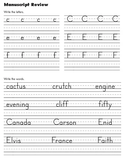 Cursive Handwriting Practice Worksheet for Kids