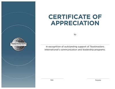 Certificate of Appreciation Template PDF