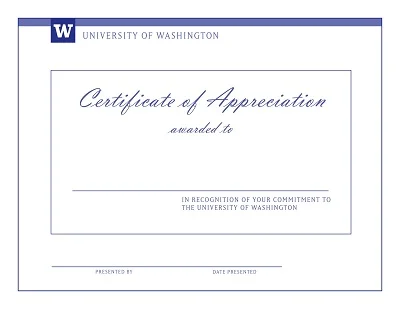 Employee Appreciation Certificate