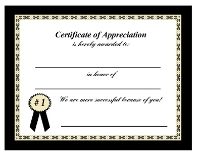 30+ Free Editable Certificate of Appreciation Templates » Samplates