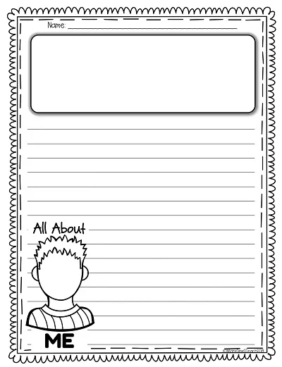 All About Me Template For Teachers
