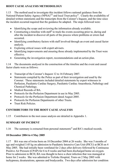 Root Cause Analysis Report Template