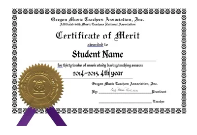 Student Merit Certificate Template