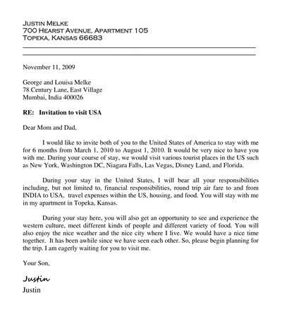 Visa Request Letter To Embassy