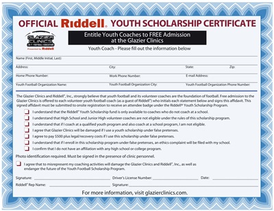 Youth Scholarship Certificate Template