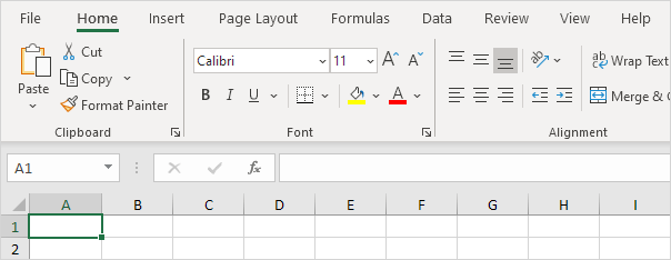 Features of MS Excel