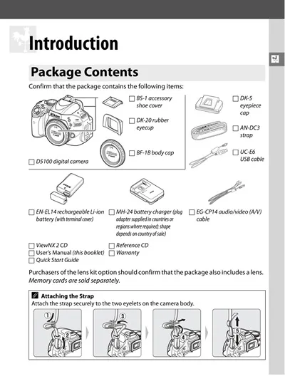 Camera User Manual Template