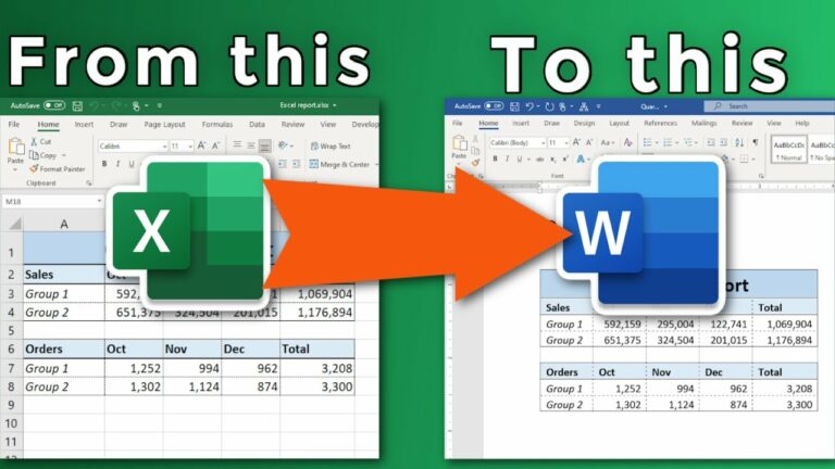 Learn to Copy Table from Excel to Word in 3 Different Ways