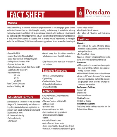 Sample Fact Sheet Template