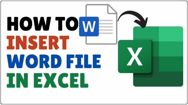 How to insert a Word document into Excel [Top 8 Methods]