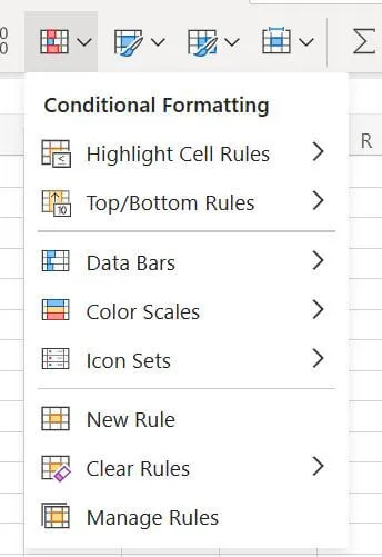 conditional formatting in excel