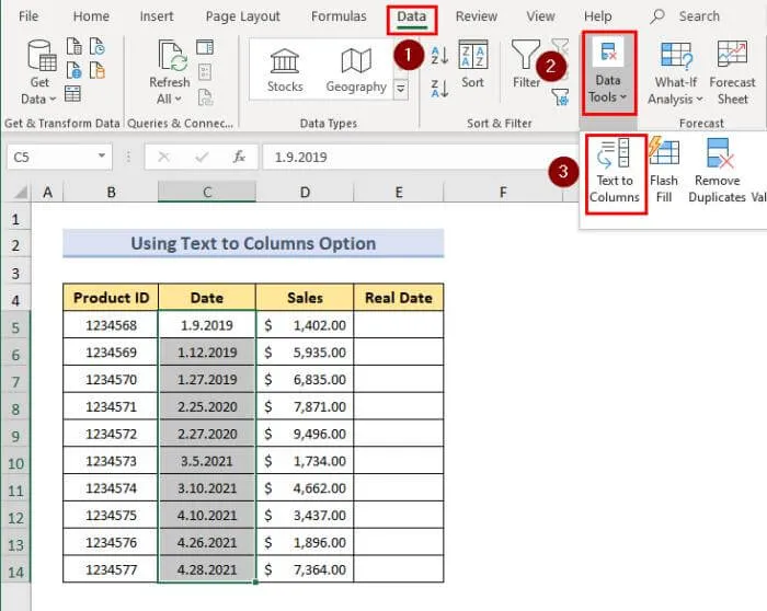 data tools group excel