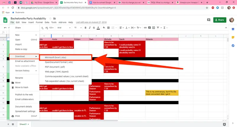 How to Convert Google Sheets to Excel & edit them in Microsoft Excel