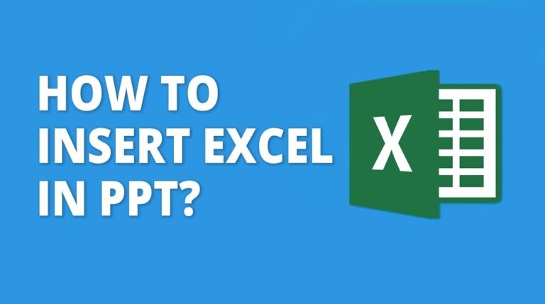 How to Insert Excel File into PowerPoint Presentation