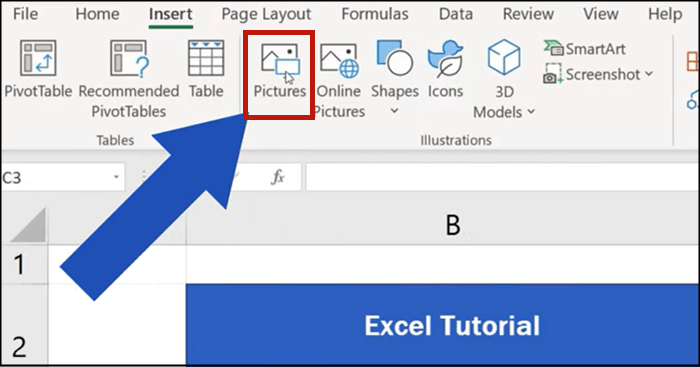 insert pdf into excel as pictures