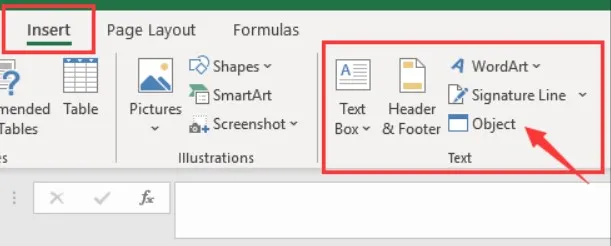 open pdf in excel via insert object